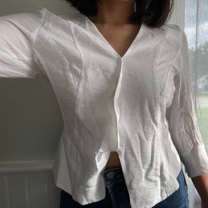 White Linen blouse